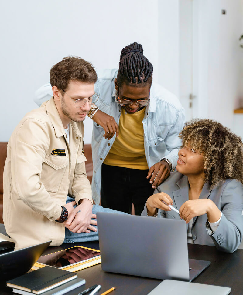 BNK Technologies team collaborating on IT solutions